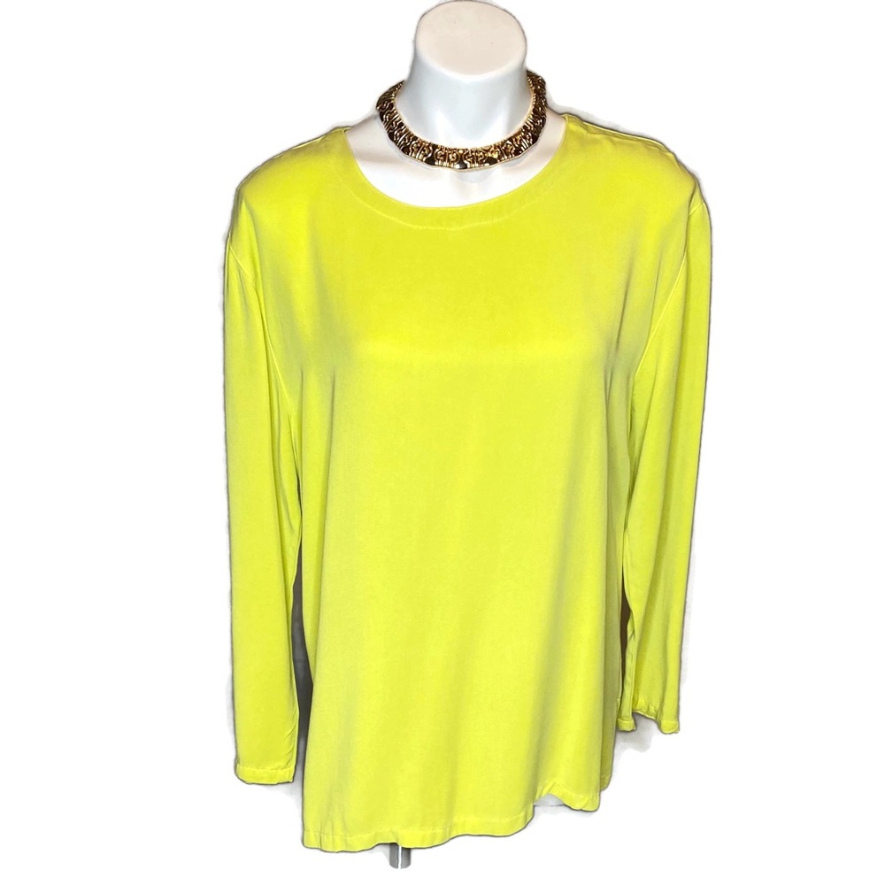 Click Color Me Cotton Custard Yellow Top